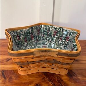 Vintage 2001 Longaberger Christmas Collection Shining Star Basket